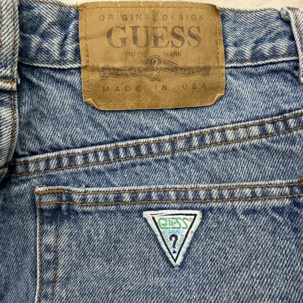 Vintage Guess Jeans Mens 36x31 Blue Denim Georges Marciano USA Straight 10001